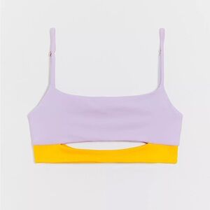 L*Space Kelli Cut-Out Bikini Top size Medium NWT